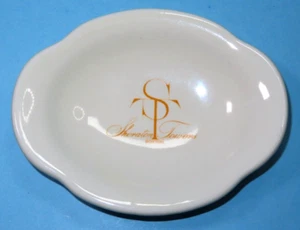 Vintage Sheraton Towers Boston Tobacco Hotel Advertising Ceramic Ashtray - Picture 1 of 8