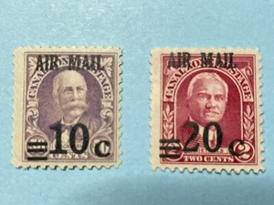 Canal Zone C4-C5 Mint Hinged Airmail US Possession Overprint KSPhilatelics - Picture 1 of 3