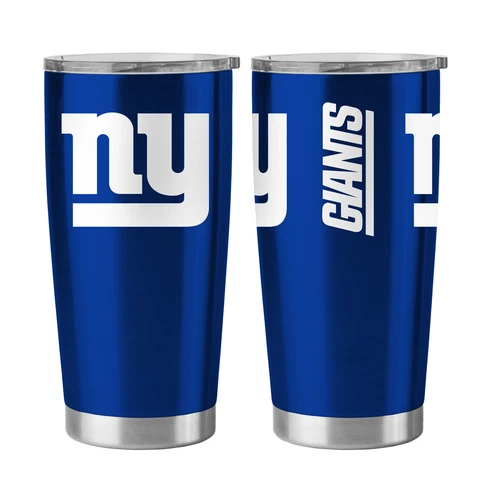 New York Giants Ultra Blue 20oz Travel Tumbler NFL - Boelter Brands Cover