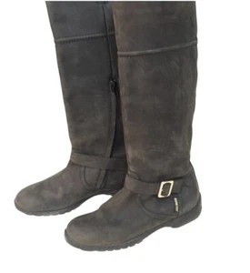 Costume National Motorcycle Moto Engineer Boots Womens Sz 40.5 Gortex Black RARE - Picture 1 of 8