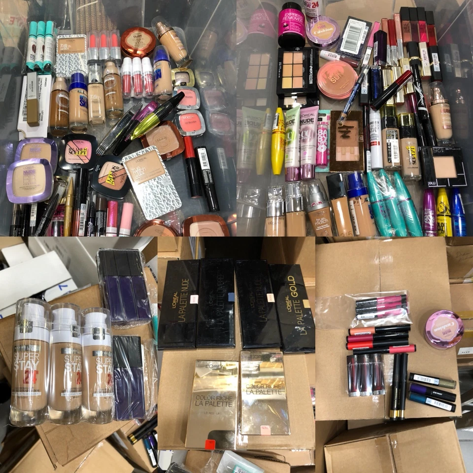 ENORME - LOT REVENDEUR 430 MAQUILLAGES UNIQUEMENT GEMEY MAYBELLINE ET L OREAL B1