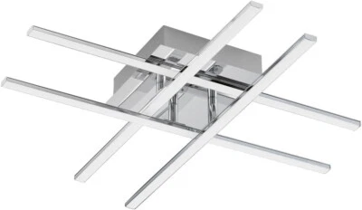 EGLO 95568 LED Deckenleuchte LASANA verstellbar silber chrom EEK:E (SpektrumA-G) - Bild 1 von 3