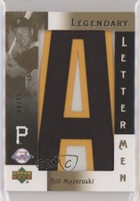 2007 Sweet Spot Classic Legendary Lettermen /15 Bill Mazeroski (Letter A) HOF