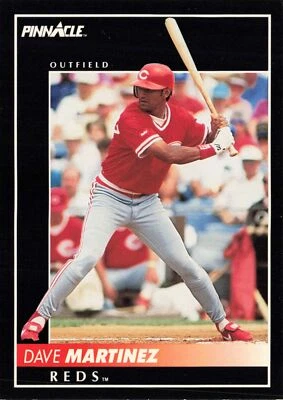 Dave Martinez #397 1992 Pinnacle Cincinnati Reds - Image 1 of 2