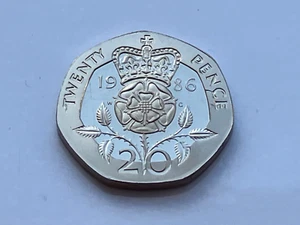 Simply Coins~1986 PROOF TWENTY 20 PENCE COIN - Picture 1 of 5