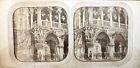 Early Tissue Stereoview - Piazza San Marco - Venice, Italy - Italia - Italie