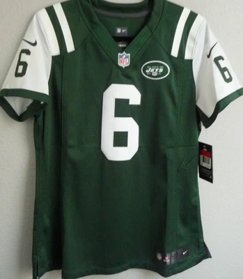Camiseta de fútbol para mujer Nike New York Jets Mark Sanchez #6 limitada L nueva con etiquetas Foto 1 de 4