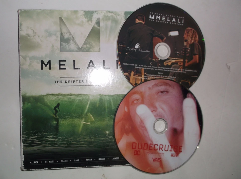 Melali: The Drifter Sessions (DVD, 2-Disc Set) Surfing, Machado, Slater, Malloy - Image 1 of 1