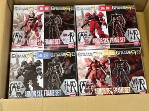Bandai Mobile Suit Gundam G Frame FA 02 Set de 4 Justice Sazabi Rick Dias Figura - Imagen 1 de 3