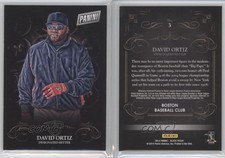 2014 Panini Black Friday Panini Collection Decoy Thick Stock David Ortiz #3 HOF