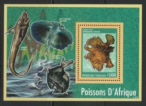 TOGO 2014 STAMPS FISH MARINE LIFE FISH OF AFRICA SS MNH - FISH22-112 - Imagen 1 de 1