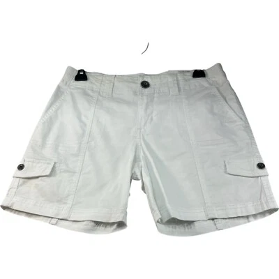 Pantalones Cortos Style & Co Mujer Talla 6 Petite 6P Blanco Bolsillos Elastizados Nuevos Foto 1 de 4