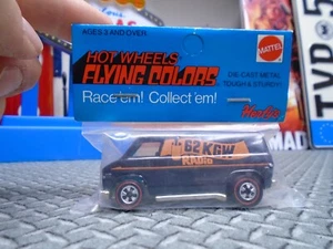 1975 Hot Wheels Redline HERFYS Promo 62 KGW RADIO Super Van Black Mint in Baggie - Bild 1 von 10
