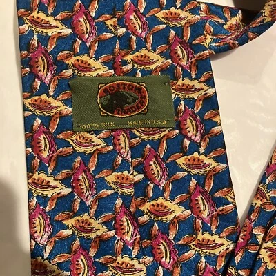 Boston Traders галстук шелк 58 «4» цветы сделано в США - Изображение 1 из 4