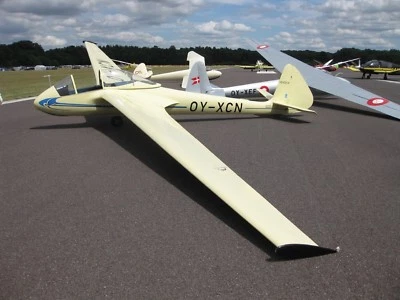 PZL BIELSKO SZD- 8 JASKOLKA (Spannweite 4000 mm). Modellbauplan - Bild 1 von 4