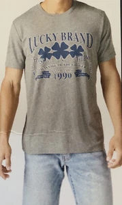 Lucky Brand Men's Lightweight Short Sleeve Graphic T-Shirt Large New With Tags - Picture 1 of 4