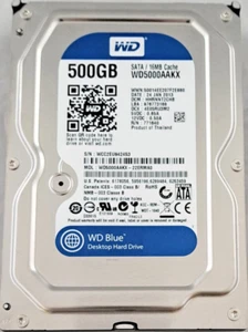 WD5000AAKX-22ERMA0 WESTERN DIGITAL 500GB HDD SATA 3.5" Hard Disk - Picture 1 of 2