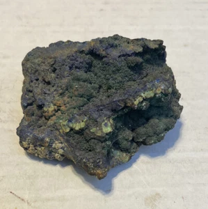 MALACHITE CHUNK AZURITE SPECIMEN 3.25 INCHES WIDE 8.1 OUNCE - Picture 1 of 4