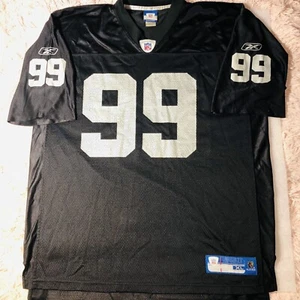 Oakland Raider Warren Sapp Reebok On-Field Jersey size XL Vintage Authentic NFL - Picture 1 of 9
