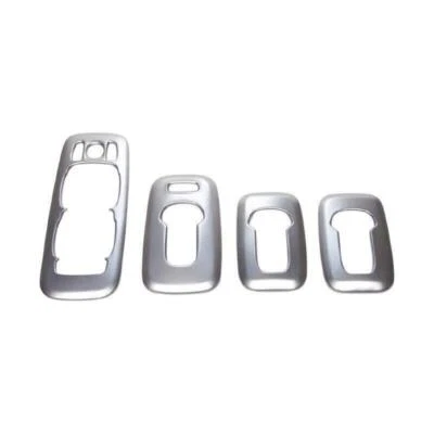 For Volvo XC90 2003-2014 Matte Silver Steel Glass Window Lifting Lock Panel Trim - Изображение 1 из 4