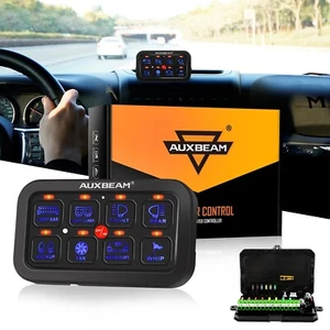 AUXBEAM Switch Panel GA80 8 Gang On-OFF LED Relay Control For Toyota 4Runner - Picture 1 of 12