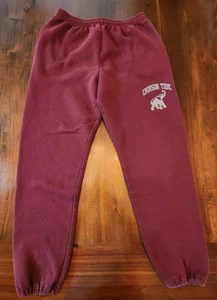 Vintage Jerzees University Alabama Crimson Tide Sweatpants Maroon Mens Size XL - Picture 1 of 7