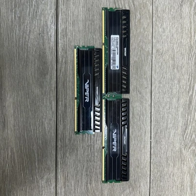 Patriot Viper 24GB (3x8GB) DDR3 1600MHz Desktop RAM Kit – PD000277-PV38G160C9K - Image 1 of 3