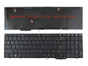 New Keyboard for HP EliteBook 8540w US no touch point PK1307G1A00 - Picture 1 of 3