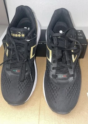 Diadora Equipo Atomo Womens Running Shoes Black Sneakers Size 10 - Image 1 of 4