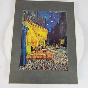 Vintage Vincent van Gogh Outdoor Cafe Limited Print 16x12 Inch by Harvey Hutter - Picture 1 of 3
