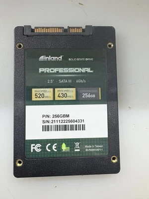 INLAND 256GB 2.5" SATA SSD 256GBM, - Image 1 of 2