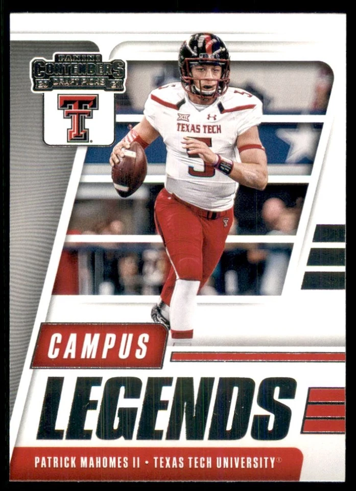 2021 Panini Contenders Draft Picks Campus Legends #2 Patrick Mahomes II - FB - Image 1 of 1