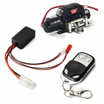 "Warn" 9.5cti Winch+Remote Control Receiver Kit For RC Car 1:10 SCX10 Crawler - Image 1 of 4