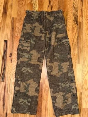 Pantalones de caza de lana Gander Mountain Guide Series Tech 2.0 34x30 verde camuflado forrado Foto 1 de 4