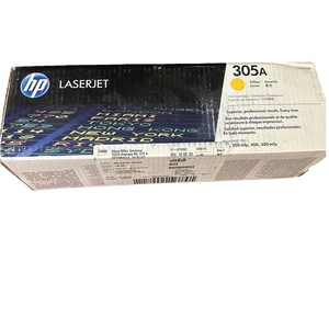 Cartucho de tóner original LaserJet HP 305A amarillo, CE412A caja dañada sellada - Imagen 1 de 3