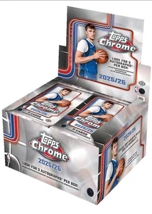 2025-26 Topps Chrome Basketball Hobby Jumbo Box PRESALE CONFIRMED ORDER - Picture 1 of 1