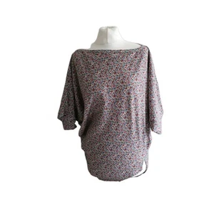 Vivienne Westwood Anglomania Relaxed Fit Ditsy Floral Jersey Top. Größe 1/UK 10. - Bild 1 von 16