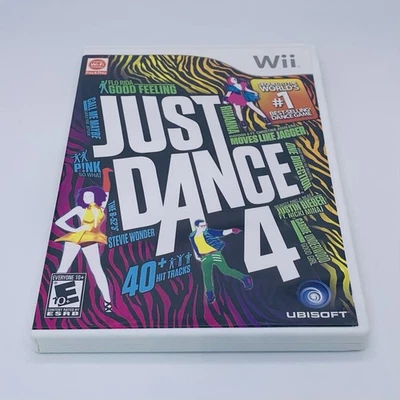 Just Dance 4 Nintendo Wii, 2012 - Complete with Manual and Insert CIB Tested - Image 1 of 4