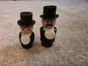 Fisher Price Little People Circus Train #991  Conductor Tall And Short - Picture 1 of 2