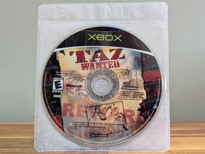 Taz: Wanted (Microsoft Xbox, 2002)➡️Disc Only - Tested  & Working 🎮 - Image 1 of 2