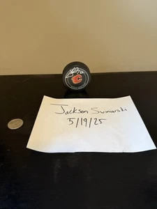 Michael Frolik Calgary Flames Autographed Puck - Picture 1 of 1