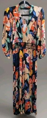 Maxi Vestido Corey Lynn Calter Anthropologie The ISLA en Campo de Amapola Talla M Boho Foto 1 de 4