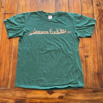 Camisa Supreme Para Hombres Mediana F You Branch Camiseta Gráfica Hecha en EE. UU. Skate Ropa de Calle Foto 1 de 4