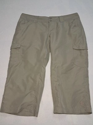 Pantalones cortos Columbia Omni Shade para mujer talla 6Wx18 largo beige  Foto 1 de 4