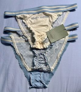 BNWT, Morris & Co, Next, Blue Willow Bough, 3 Pack, Knickers / Underwear 12 - Picture 1 of 5