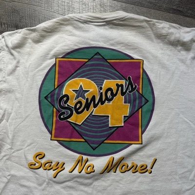 Camiseta De Colección Jeerzes Clase De 1994 “Say No More” Logo Delantero Trasero Talla XL Foto 1 de 4