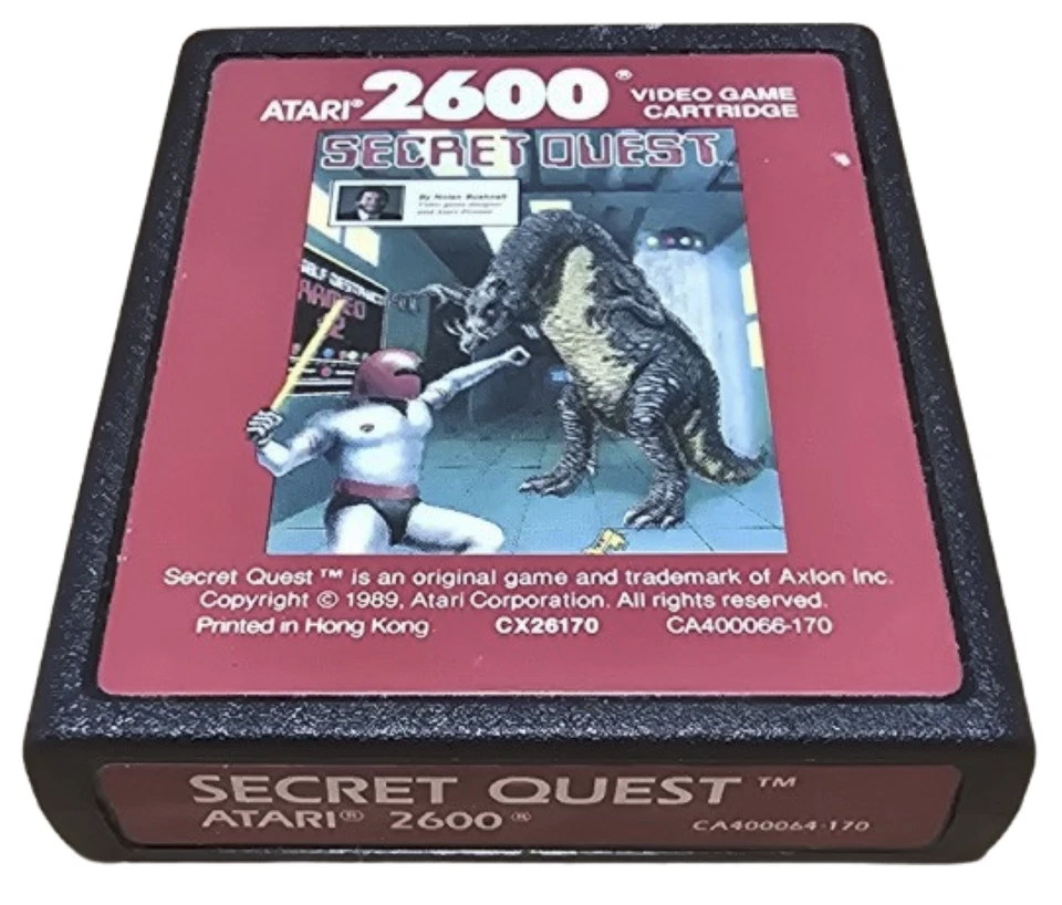 Secret Quest (Atari 2600, 1989) Tested / Working - Image 1 of 1
