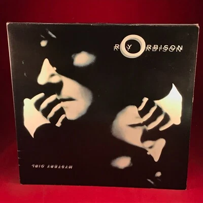 ROY ORBISON Mystery Girl 1989 UK vinyl LP + INNER Jeff Lynne George Harrison ~ - Image 1 of 4
