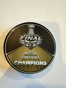 VEGAS GOLDEN KNIGHTS 2018 Western Conference Champions PUCK ERSTE Saison - Bild 1 von 3