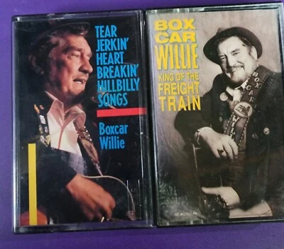 Boxcar Willie - Lot of 2 Cassettes - King Of The Freight Train, Hillbilly Songs - Image 1 of 4